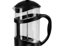 Infuzor din sticla pentru Cafea/Ceai ERT-MN 130, filtru inox, 600 ml